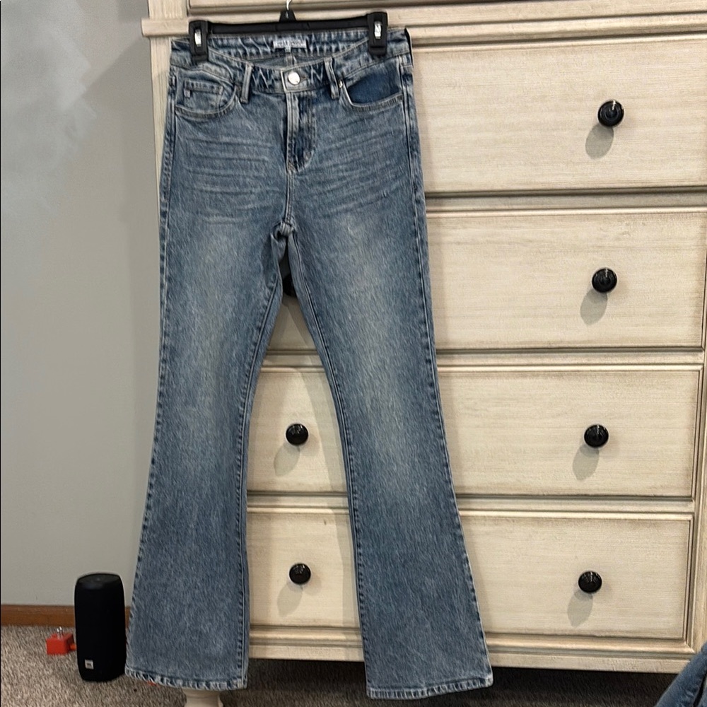 Dear John Blue Flare Wide Leg Denim NWOT